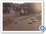 A typical afternoon in the Medina square...amidst snakecharmers and tambourines.