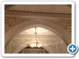 Exquisite plaster detailing throughout the interior in classic Islamic style