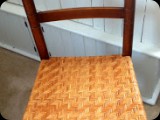 Mottville Chair with Herring Bone Style Woven Seat