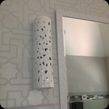 204  Master Bath; Ornamental Moroccan Key Feature Wall