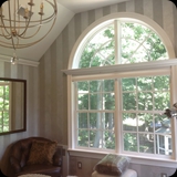 238  Master Bedroom; Hand-troweled Lusterstone Stripes