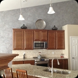 264  Kitchen Feature Wall; Ancient Grey Lusterstone