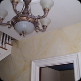44 Faux Marble Foyer and Stencil Border