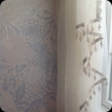 109  Embossed Lace Lusterstone Master Bedroom Finish