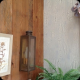 120  Detail of Crackle Finished Walls Against Barn Board Feature Wall