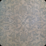 122  Embossed Plaster with Arabesque Motif