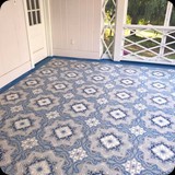 Sunroom Decorative Concrete Floor