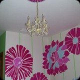 1 Pop Art Floral Feature Wall